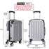 Maleta Cabina ABS 55x40x20cm 44L - 20 Pulgadas Plateada - Marina